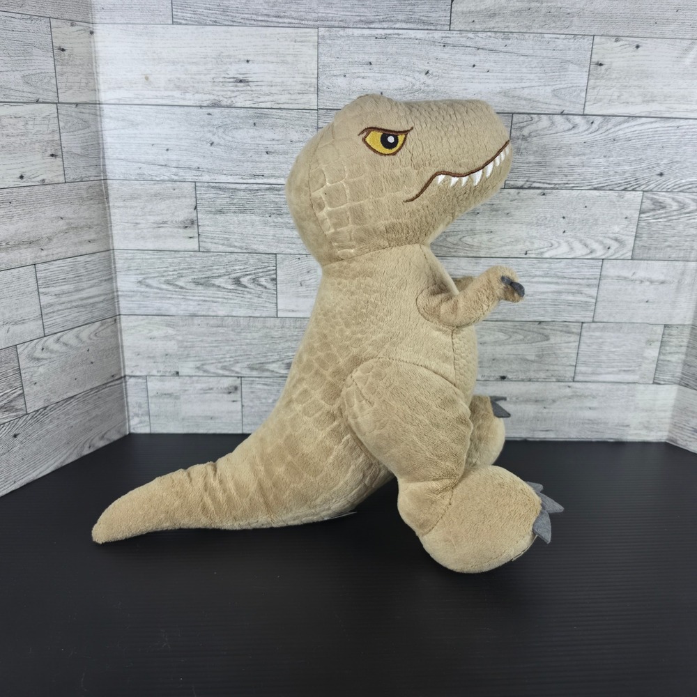 Jurassic World T-Rex Dinosaur Tan Stuffed Animal Toy 11 Inch Universal City
